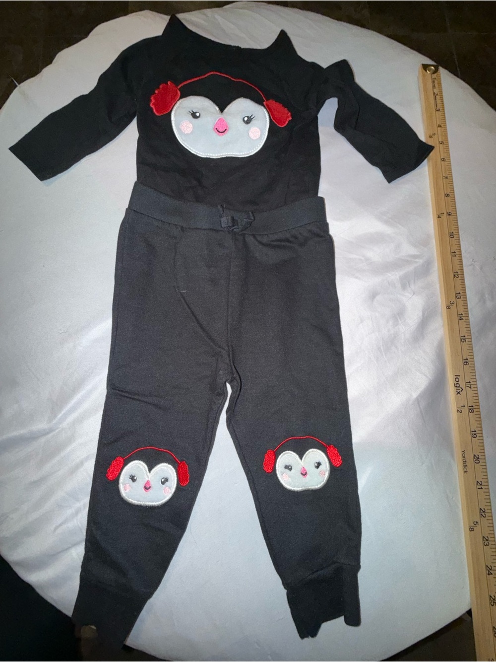 Black Penguin Garanimals 2 piece Kids Jogger Set -